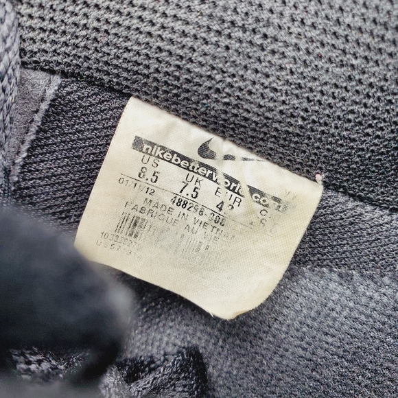 *SOLD* Nike Air Force 1, Black/White, Mens US 8.5 - Picture 2 of 12